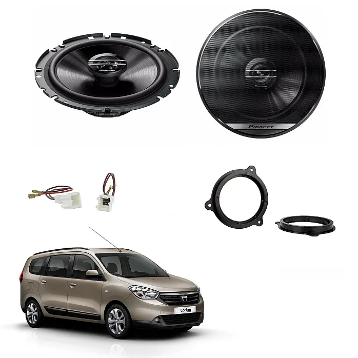 Dacia Lodgy 2012 - 2021 Front Door Speaker Upgrade Kit
