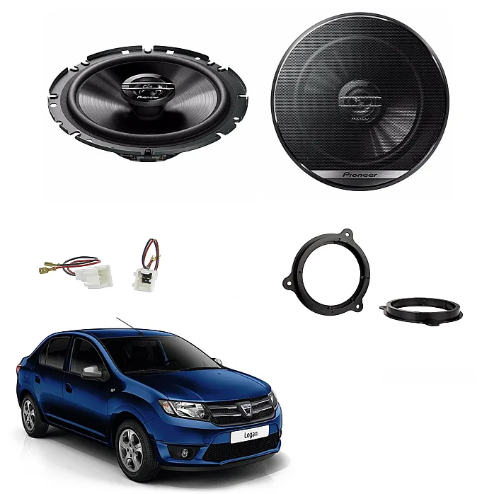 Dacia Logan 2012 -2021 Front Door Speaker Upgrade Kit
