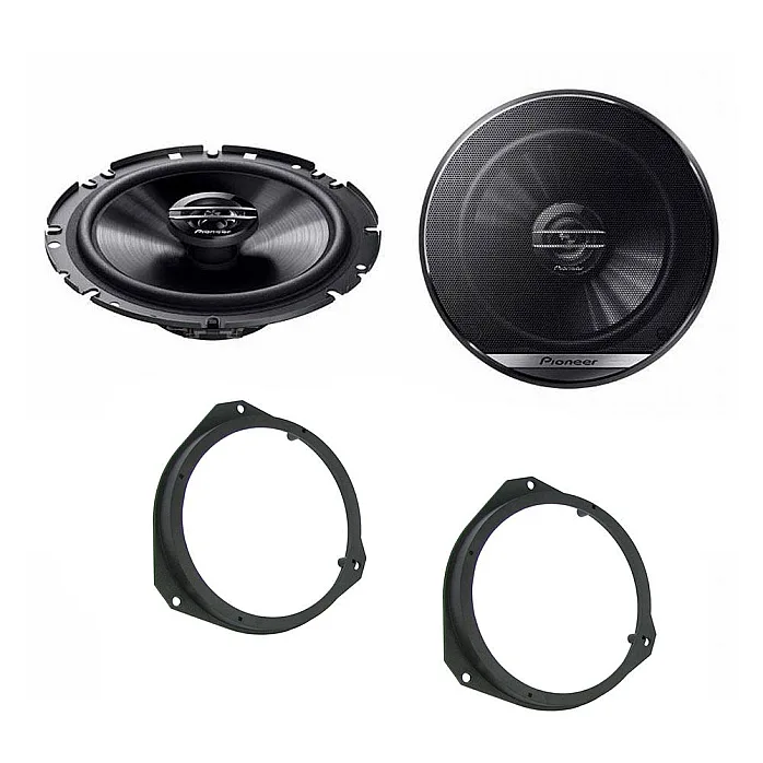 Fiat Ducato 2006 - 2021 Pioneer 17cm Car Front Door Speaker Upgrade Kit