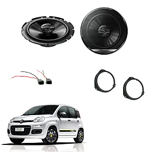 Fiat Panda 2012 - 2021 Pioneer Front Door 2-Way Coaxial Speaker Upgrade Kit