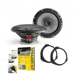 Fiat Ducato, 500, Panda, Punto Focal 6.5" Front Door Car Speakers Upgrade Kit