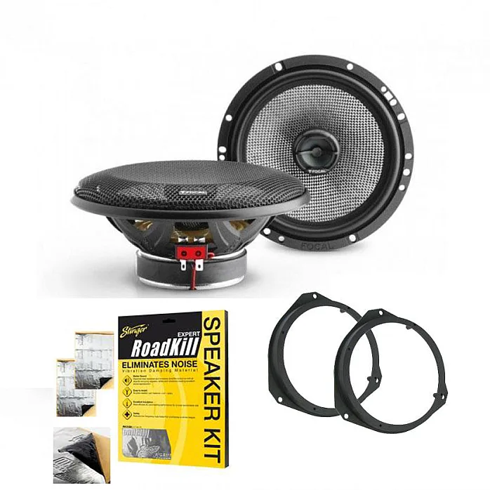 Fiat Ducato, 500, Panda, Punto Focal 6.5" Front Door Car Speakers Upgrade Kit