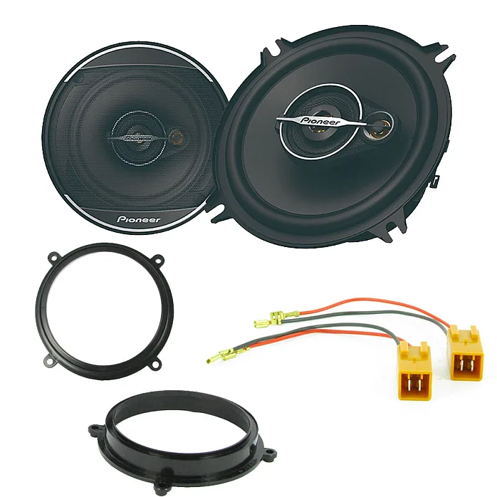 Fiat Brava, Bravo, Marea Pioneer 5" 3 Way Coaxial Car Rear Side Shelf Speakers Upgrade Pack