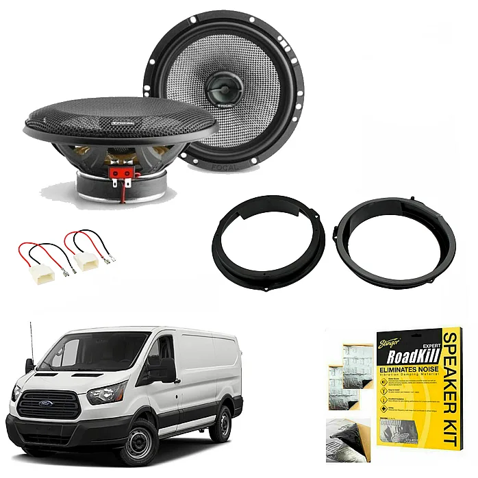 Ford Transit 4TH GEN 2013 - 2020 Focal Front Door Speaker Upgrade Kit