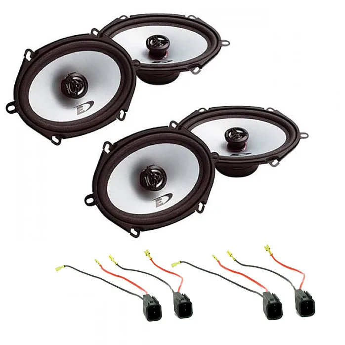 Ford Focus MK1 1998 - 2004 Alpine 5" x 7" 2-way Coaxial Front and Rear Speaker Upgrade Kit
