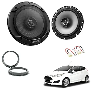 Ford Fiesta MK7 2008 - 2017 Kenwood 600 Watts Total Front Door Speakers Upgrade Kit