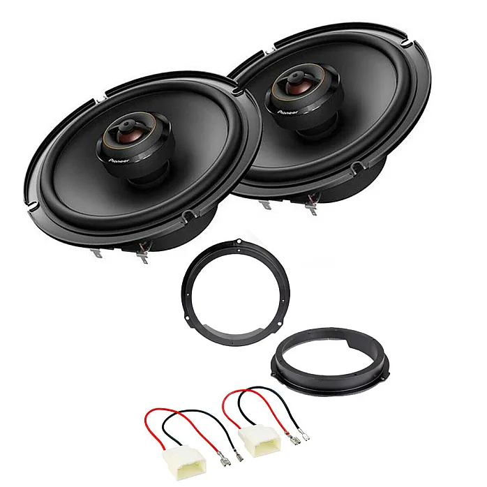 Ford Transit Custom 2024> 6.5" High Grade Front or Rear Door Coaxial Speaker Upgrade Pack 