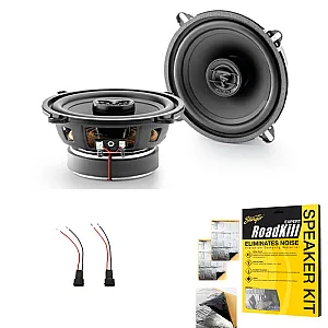 Honda S2000 Focal 2-way Coaxial Front Door Car Speaker Upgrade Kit