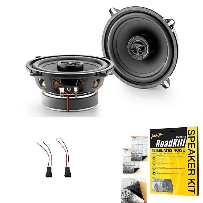 Honda S2000 Focal 2-way Coaxial Front Door Car Speaker Upgrade Kit