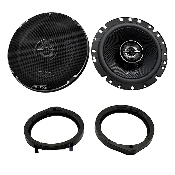 Honda Civic 2006 - 2012 Kenwood 6.5" 2-Way Coaxial Car Front Door Speaker Upgrade Pack