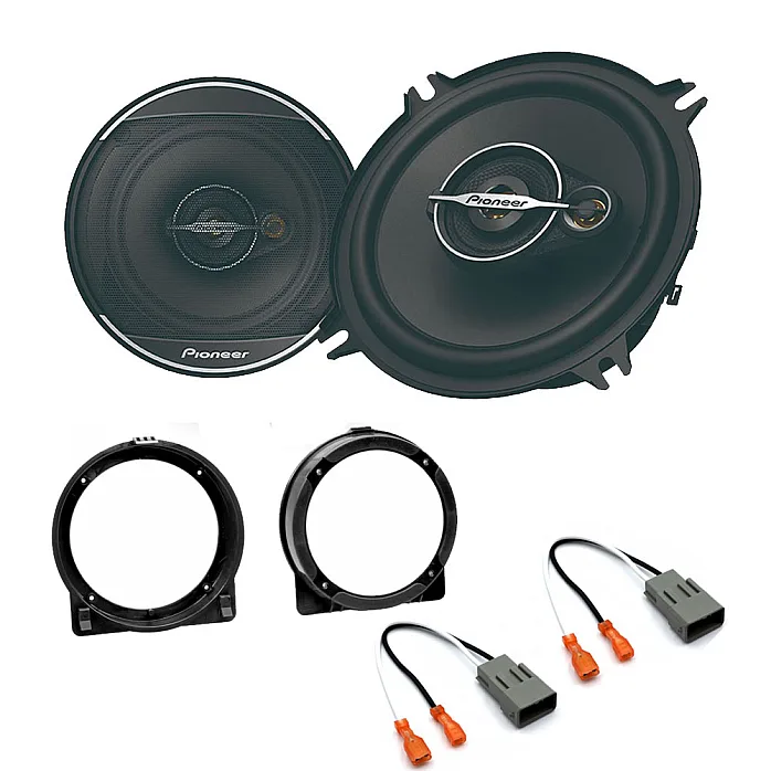 Honda Accord, Civic Pioneer 5" 3 Way Coaxial Car Front or Rear Door Speakers Upgrade Pack