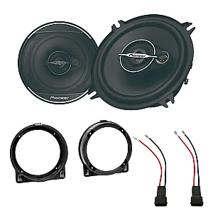 Honda Civic (2001-2006) Pioneer 5" 3 Way Coaxial Car Front Door Speakers Upgrade Pack