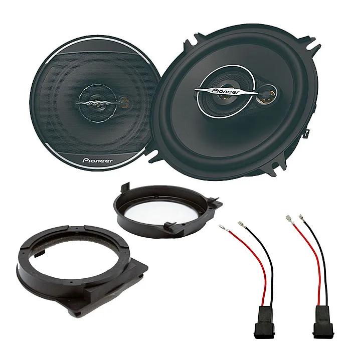 Honda Jazz Up to 2008 Pioneer 5" 3 Way Coaxial Car Front Door Speakers Upgrade Pack