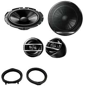Honda Civic 2006 - 2012 Front Door 300W Car Speaker Upgrade Kit