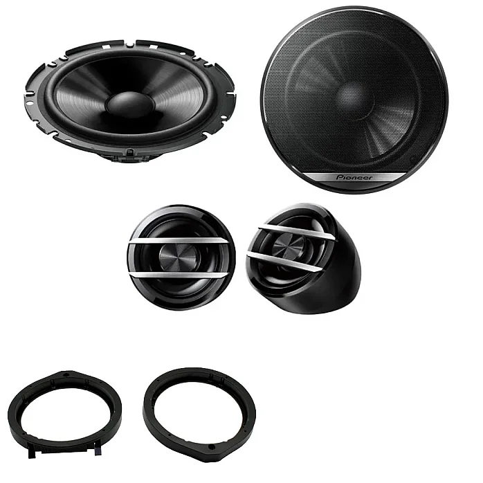 Honda Civic 2006 - 2012 Front Door 300W Car Speaker Upgrade Kit