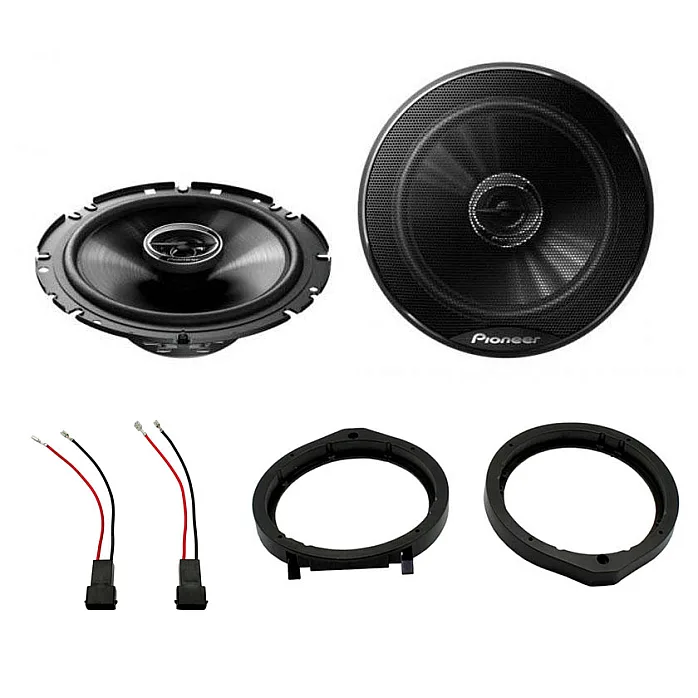 Honda Crosstour 2010 - 2012 6.3/4" 17cm Front Door Coaxial Car Speaker Upgrade Kit