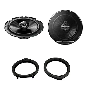 Honda Civic 6.3/4" 17cm G-series Front Door Car Speaker Upgrade Kit
