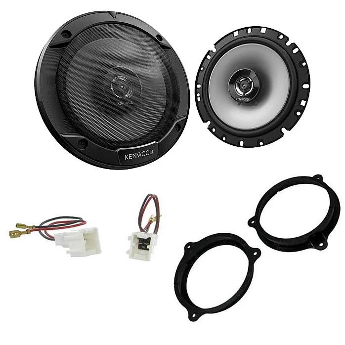 Renault Master, Trafic Kenwood Front Door 2 Way Coaxial Speaker Upgrade Kit