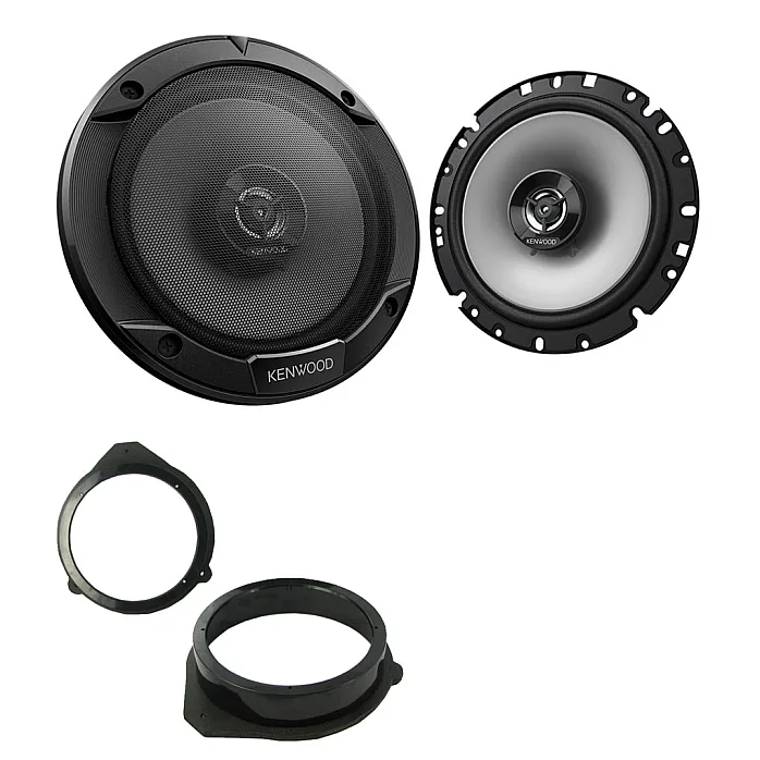 Audi A3 2003 - 2012 Kenwood Stage Sound Series 17cm 6.5" 2-Way Coaxial Car Speaker Upgrade Kit