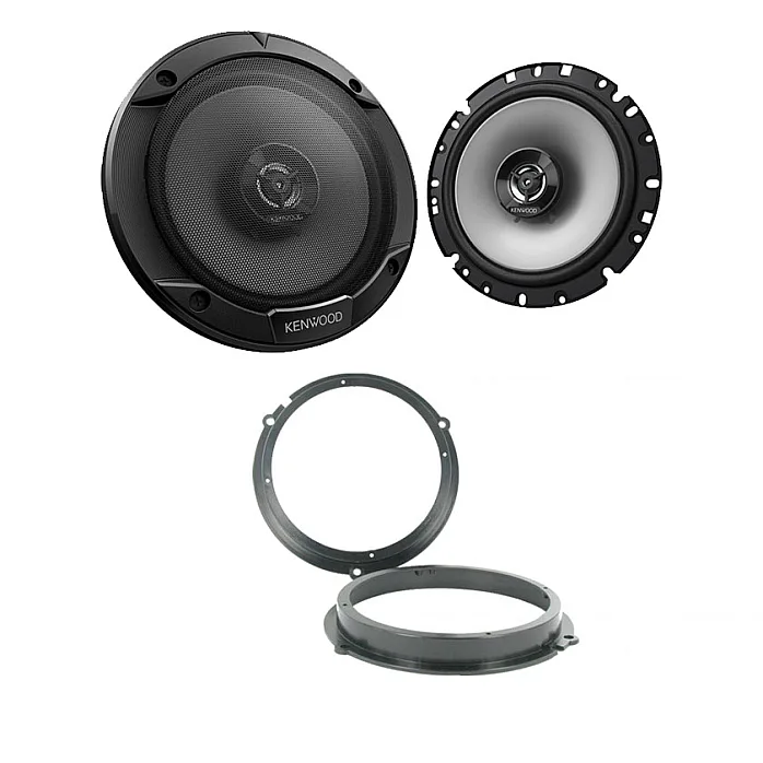 Ford Fiesta 2008> Kenwood 17cm Front or Rear Door Car 2-Way Coaxial Speaker Upgrade Kit