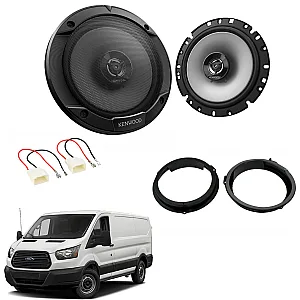Ford Transit 4TH GEN 2013 - 2020 Kenwood Front Door 2-Way Coaxial Speaker Upgrade Kit