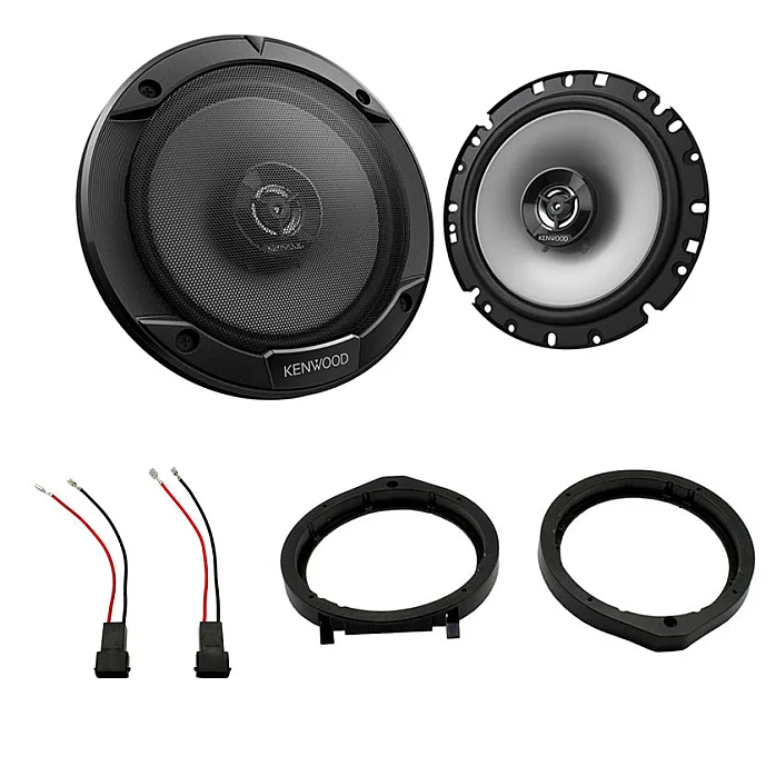 Honda Crosstour 2010 - 2012 Kenwood 17cm Front Door 2 Way Coaxial Car Speaker Upgrade Kit