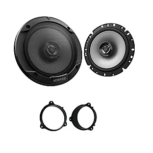 Renault Kangoo 2012 - 2021 Kenwood Front Door 2 Way Coaxial Speaker Upgrade Kit