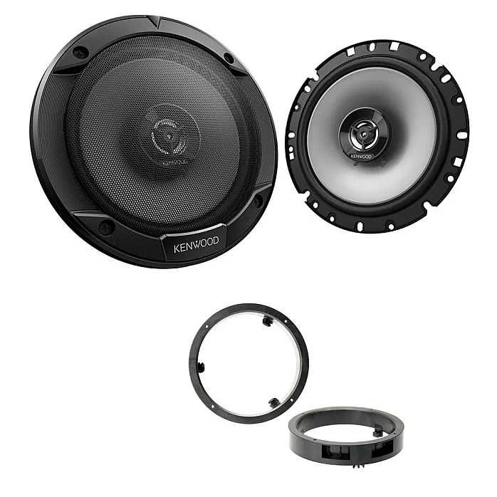 Mitsubishi Lancer, Outlander, Mirage Kenwood Front Door 6.5" Car Speaker Upgrade Kit