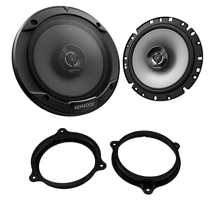 Nissan Qashqai (2007-2012) Kenwood 17cm Front or Rear Door Car 2 Way Coaxial Speaker Upgrade Kit