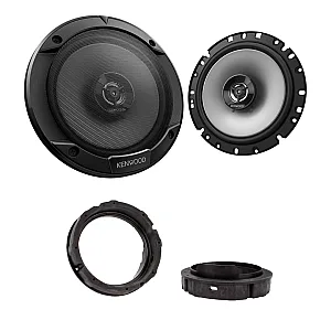 Skoda Fabia Mk2 2007 - 2014 Kenwood 17cm Front Door Speaker Upgrade Kit