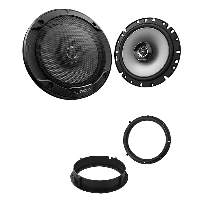 Seat Altea, Ibiza, Arosa, Mii Kenwood Front or Rear Door 6.5" Car Speaker Upgrade Kit
