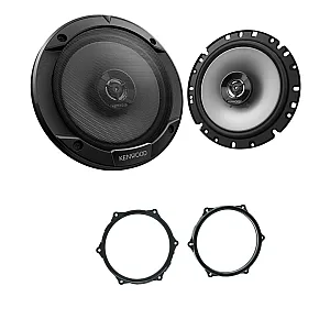 Seat Ibiza 2008 - 2014 Kenwood 17cm 6.5" 2 Way Front Door Car Speaker Upgrade Kit