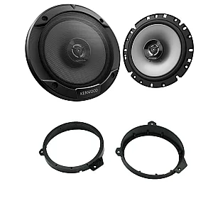Subaru Kenwood Front Door 6.5" 17cm 2 Way Coaxial Speaker Upgrade Kit