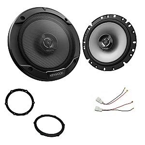 Toyota Aygo Kenwood 6.5" 17cm Front Door 300W 2 Way Coaxial Speaker Upgrade Kit