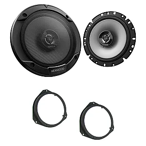 Vauxhall Tigra 2004 – 2009 Kenwood Twin Top 6.5" 17cm Front Door Speaker Upgrade Kit