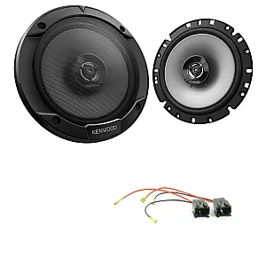 Peugeot Partner MK2 2008 - 2016 Kenwood Front Door 2-Way Coaxial Speaker Upgrade Kit