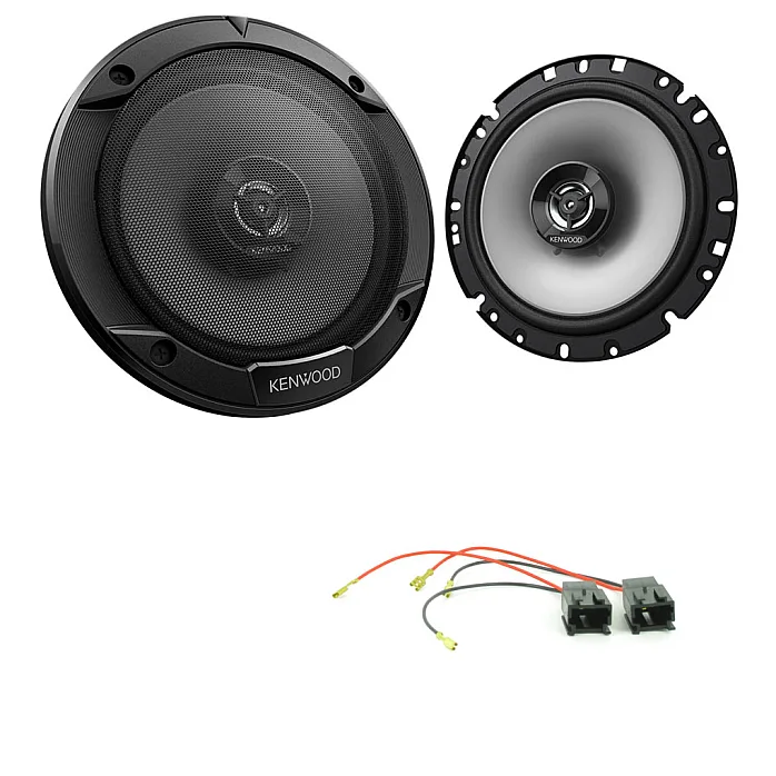 Fiat Scudo 2007 - 2014 Kenwood Front Door 2-Way Coaxial Speaker Upgrade Kit