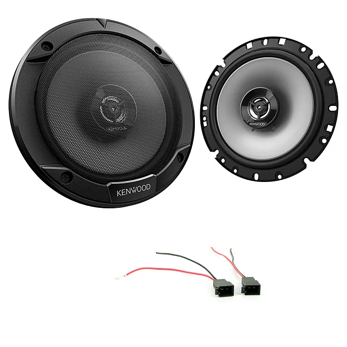 VW Polo 6N2 1999 - 2003 Kenwood Front Door Speakers & Connectors Upgrade Kit