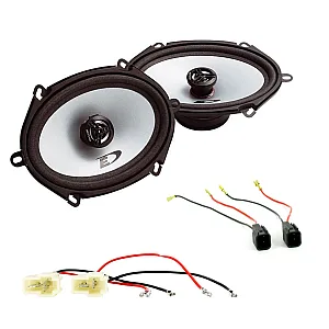 Mazda MX-5 NC (2005-2015) Alpine 5" x 7" Front Door 2-way Coaxial Speaker Upgrade Pack