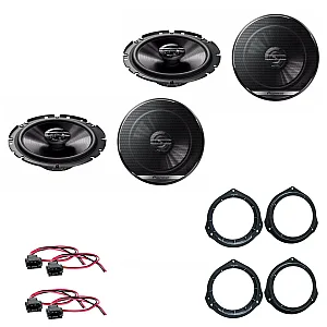Mercedes C Class W204 Front and Rear Door Speaker Upgrade Kit