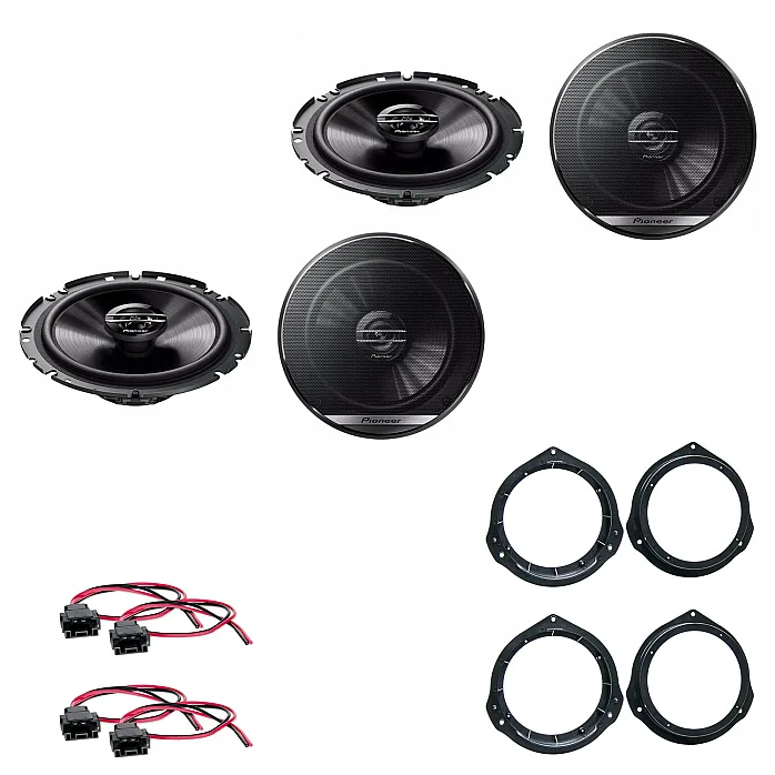 Mercedes C Class W204 Front and Rear Door Speaker Upgrade Kit