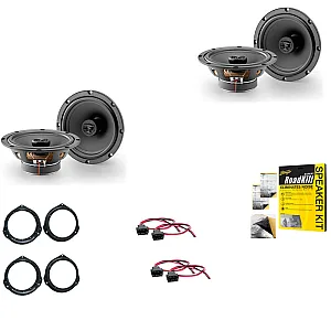 Mercedes C Class W204 2007-2015 Focal Auditor 2 Way Coaxial Front and Rear Door Car Speaker Upgrade Kit