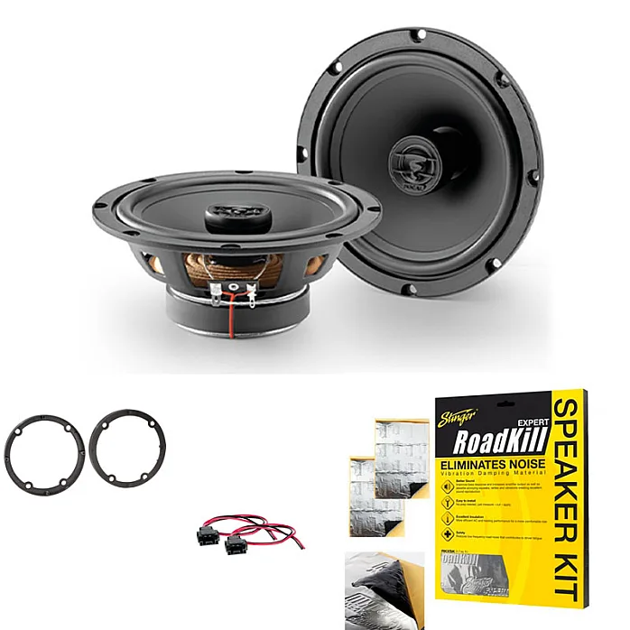 Mercedes Sprinter, Vito, Viano Focal Auditor 2 Way Coaxial Front Door Car Speaker Upgrade Kit