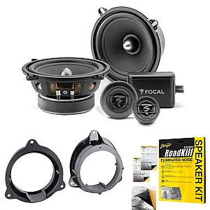Renault Kangoo 2012-2019 Focal 13CM 2-Way Component Front Door Car Speaker Upgrade Kit