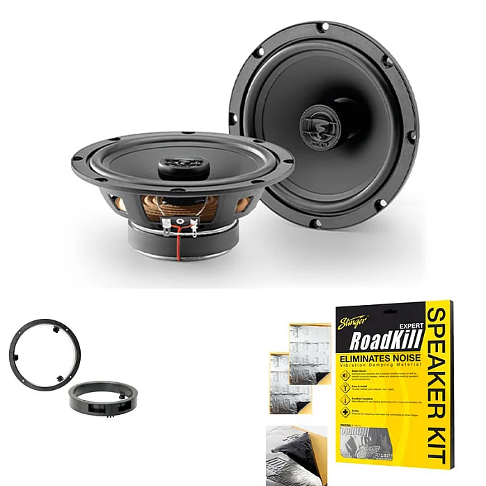 Mitsubishi Lancer, Outlander, Mirage Focal Auditor 2 Way Coaxial Front Door Car Speaker Upgrade Kit