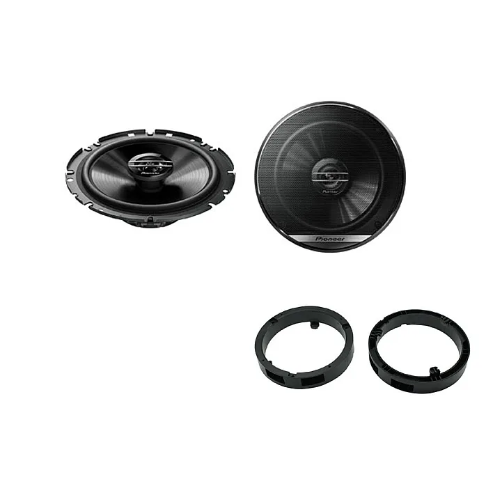 Pioneer Front Door 6.3/4" Speaker Upgrade Kit for Mitsubishi Lancer, Outlander, Mirage