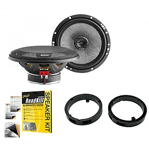 Mitsubishi Lancer, Outlander, Mirage Focal 6.5" Front Door Car Speakers Upgrade Kit