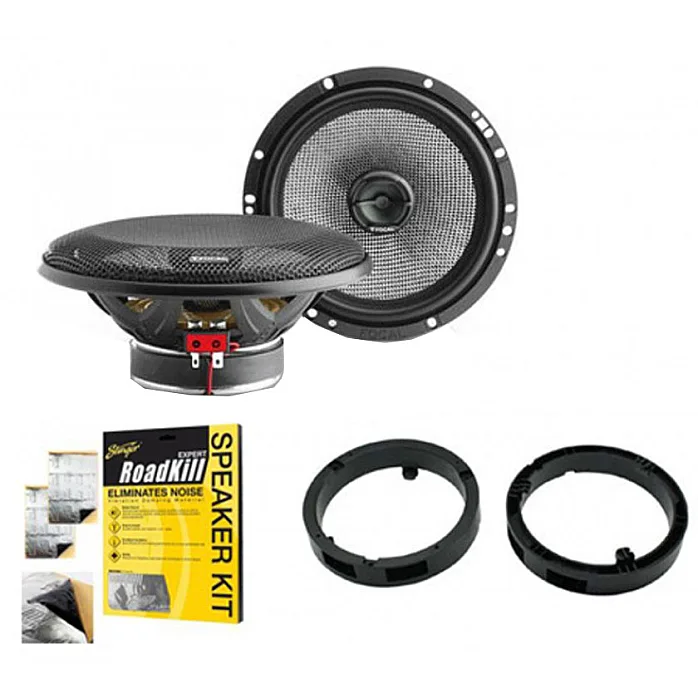 Mitsubishi Lancer, Outlander, Mirage Focal 6.5" Front Door Car Speakers Upgrade Kit