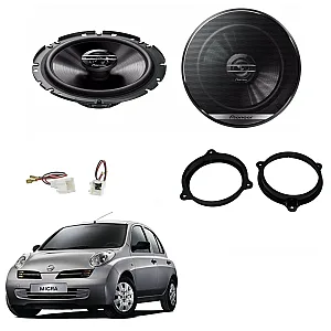 Nissan Micra K12 2003 - 2010 Pioneer Front Speaker Upgrade Kit