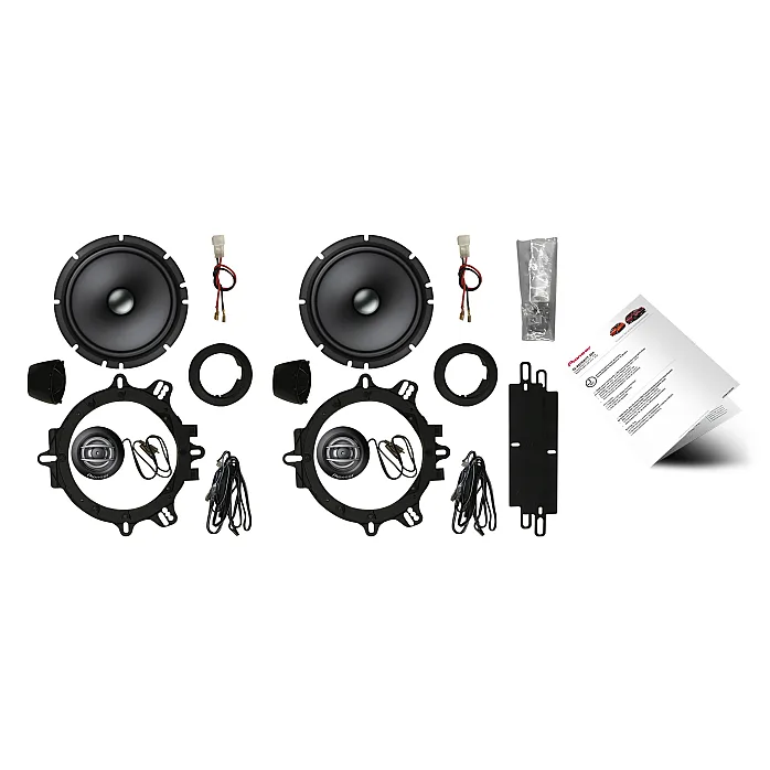 Pioneer TS-PEUGEOT-208 2-Way Component Speaker Upgrade Kit 350W